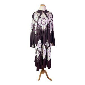 Girl with Curves x Lane Bryant Plus Size 28 Dark Purple Dress Keyhole